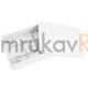 Фотография Коробка распределительная 60-0620-9003м для прямого монтажа двухкомпонентная безгалогенная (HF) белая 180х130х45 (2 шт/уп.), артикул 60-0620-9003 м